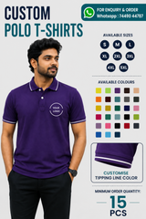 CUSTOM POLO TSHIRT MENS & WOMENS